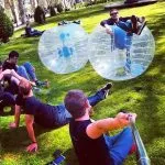 Bubble Football in bester Gesellschaft