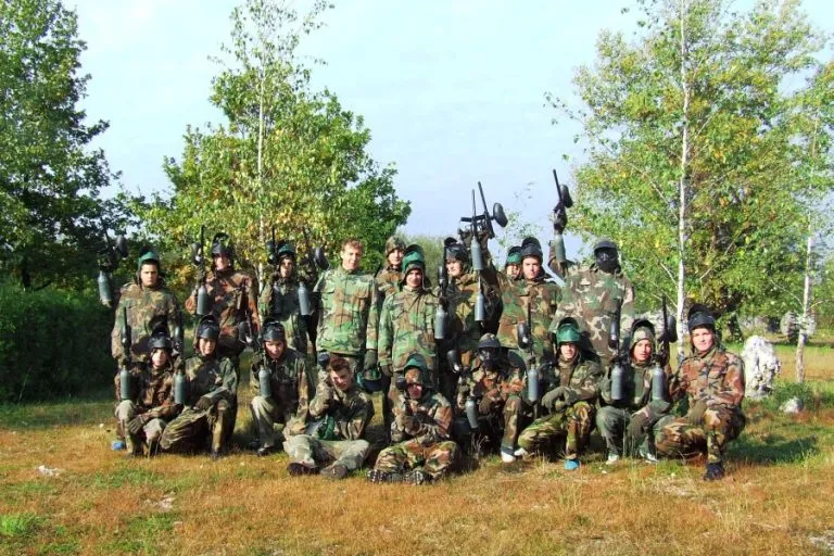 Buoni momenti con il paintball a zagabria
