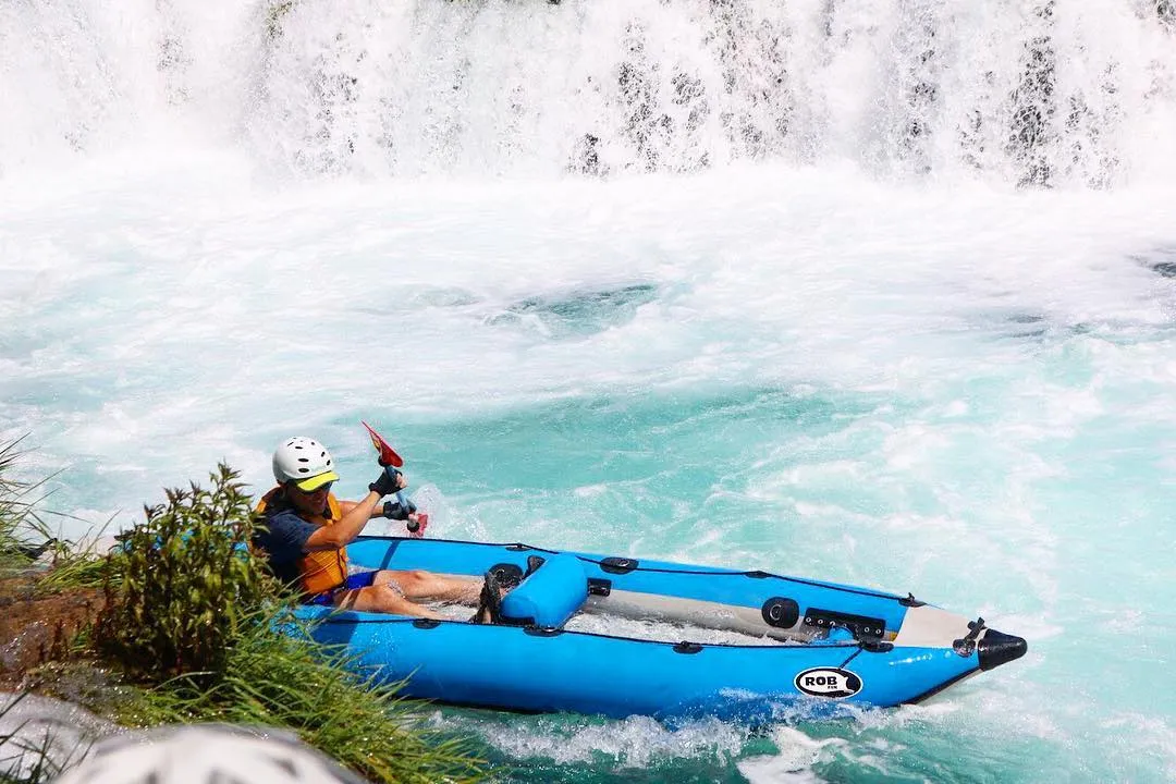 Kayaking in zagreb river
