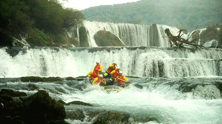 Rafting on zagreb river