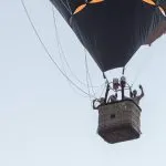 Taking flight in a balloon