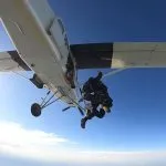 Tandem skydiving
